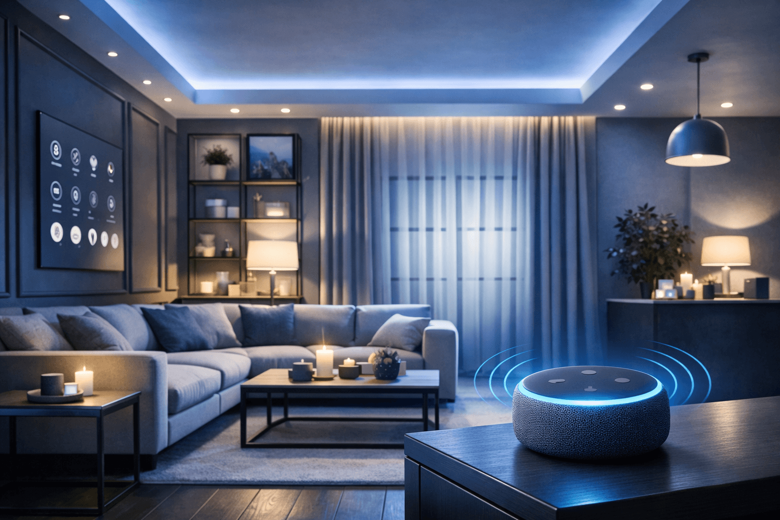 controle de iluminacao inteligente por aplicativo e Alexa