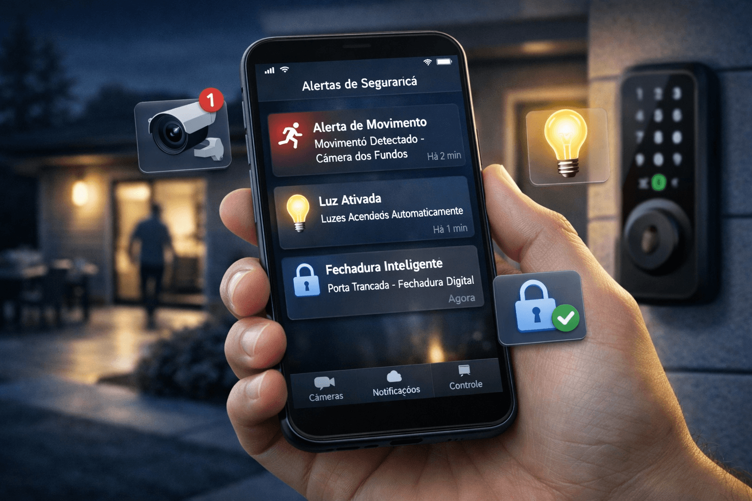 monitoramento de cameras de seguranca pelo celular