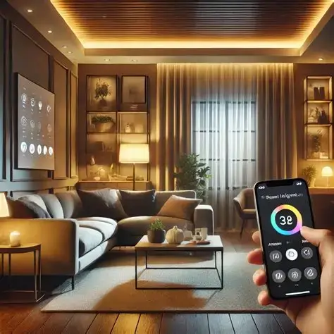 controle de iluminacao inteligente por aplicativo e Alexa